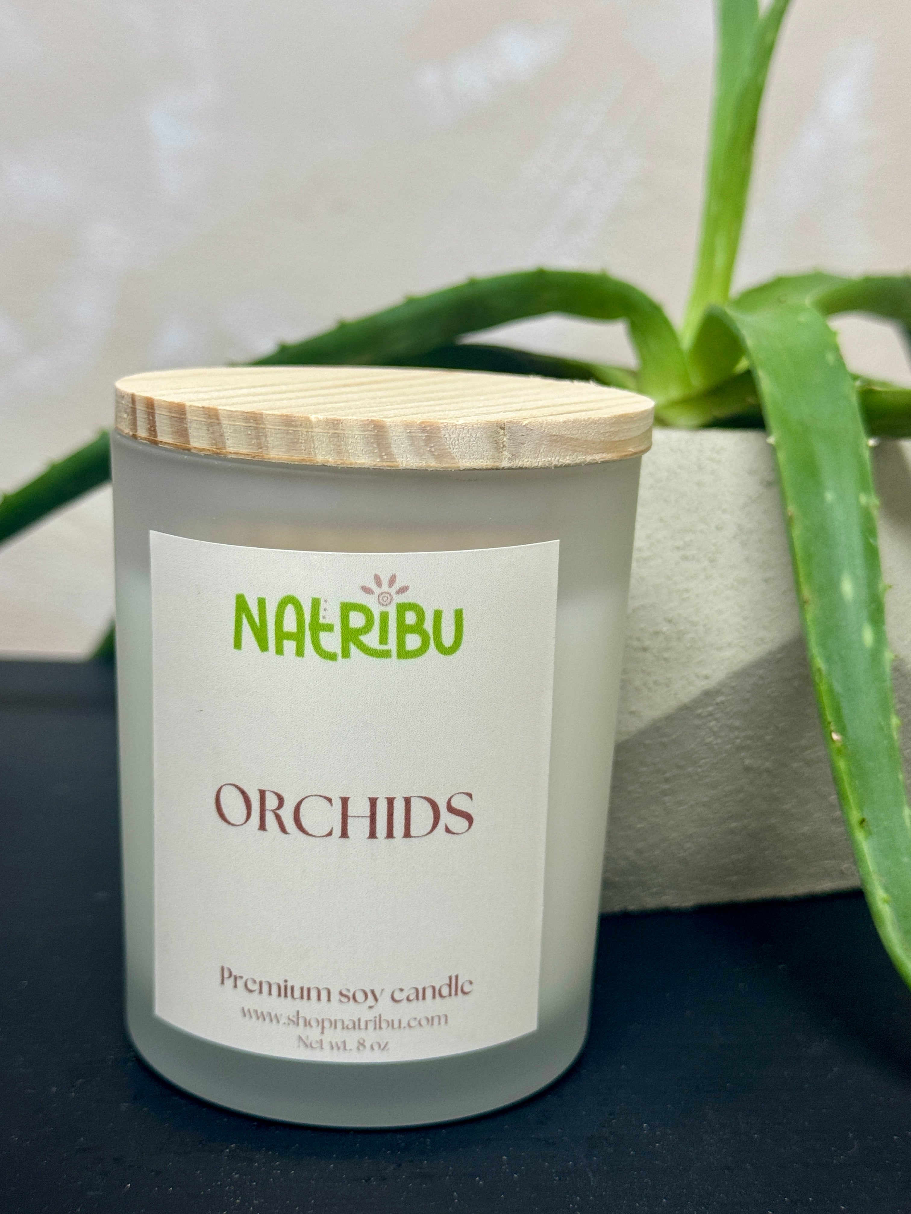 Orchids Candle